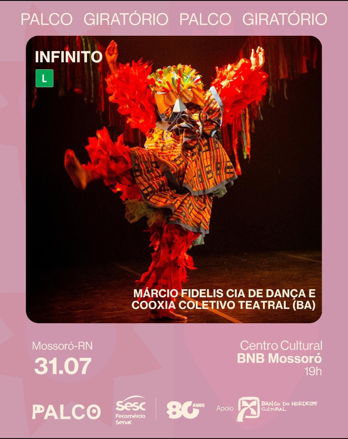 ESPETÁCULO DIA 31 DE JULHO